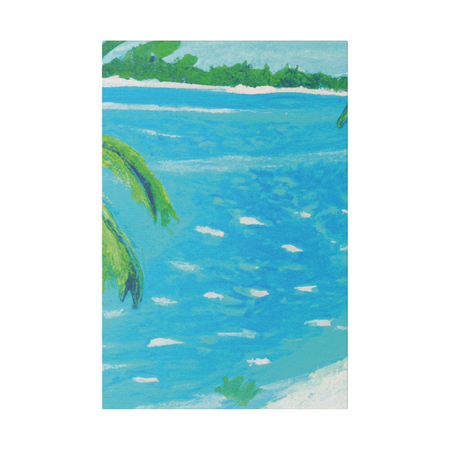 5684E - Bahamas Ocean Painting Print | Bahamas | Ocean | Beach | Poster | Home Decor | Wall Art | Canvas