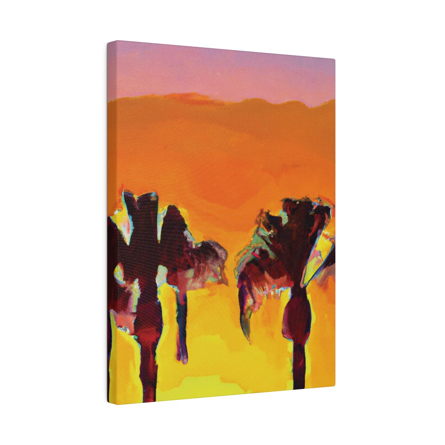 9347V - Miami Beach Sunset Painting Print | Miami | Beach | Sunset | Poster | Home Decor | Wall Art | Canvas