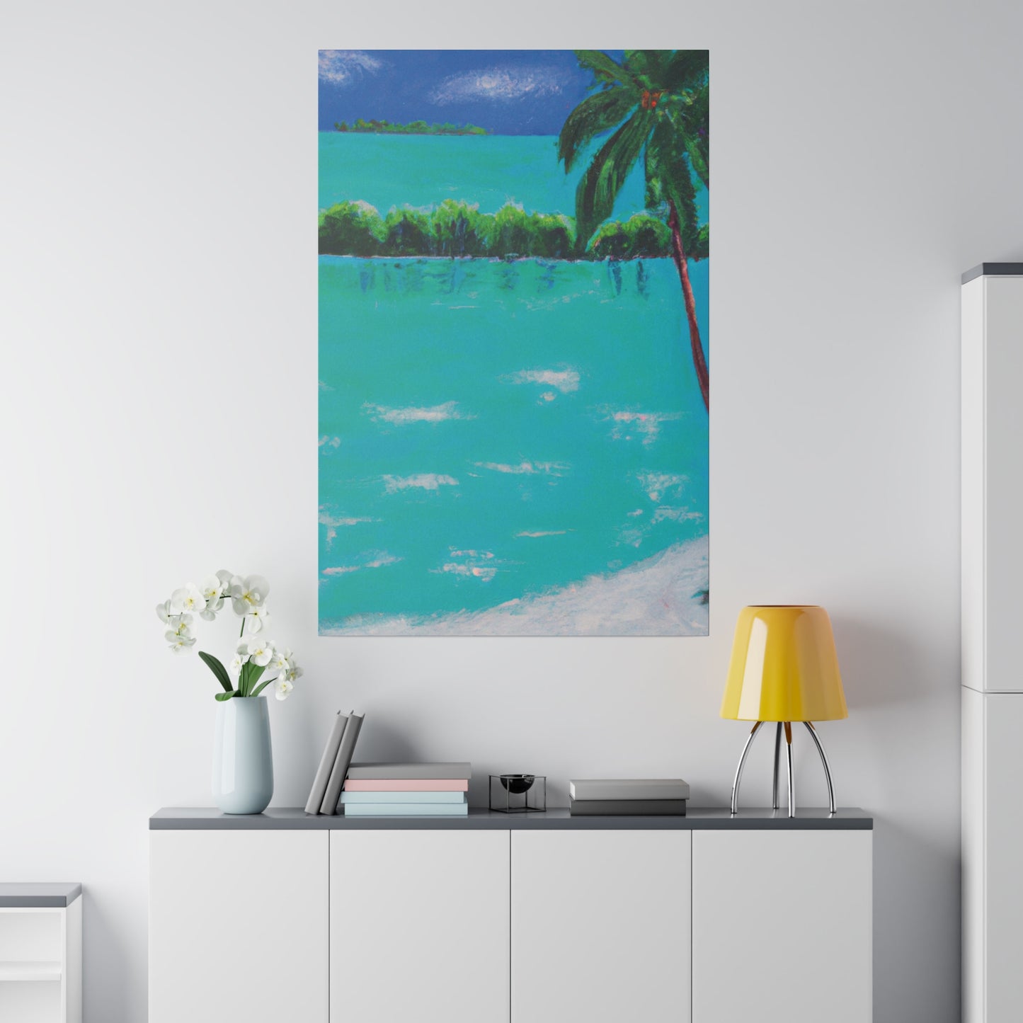 9108Q - Bahamas Ocean Painting Print | Bahamas | Ocean | Beach | Poster | Home Decor | Wall Art | Canvas