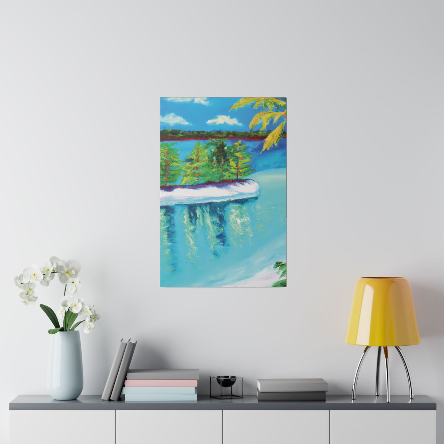 7186C - Bahamas Ocean Painting Print | Bahamas | Ocean | Beach | Poster | Home Decor | Wall Art | Canvas