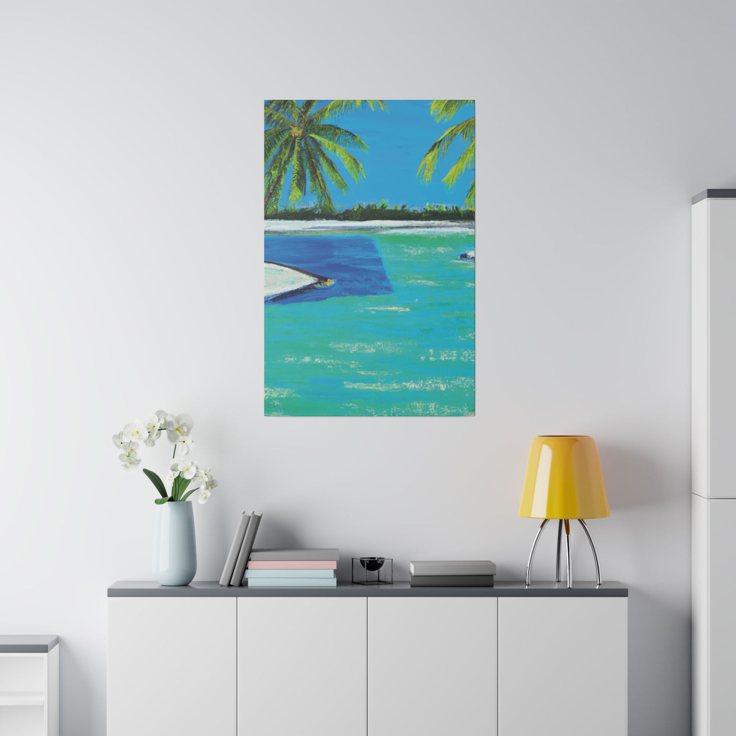 9761V - Bahamas Ocean Painting Print | Bahamas | Ocean | Beach | Poster | Home Decor | Wall Art | Canvas