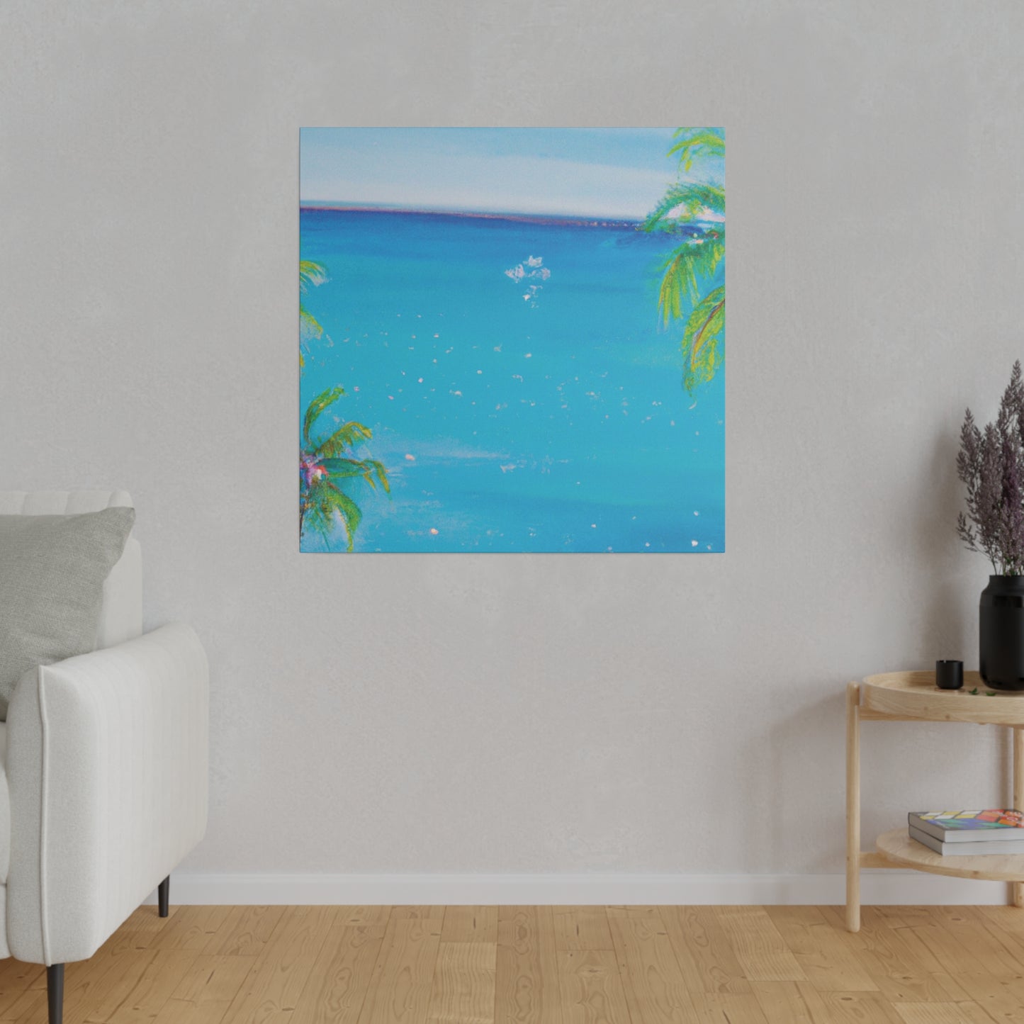 5683U - Bahamas Ocean Painting Print | Bahamas | Ocean | Beach | Poster | Home Decor | Wall Art | Canvas