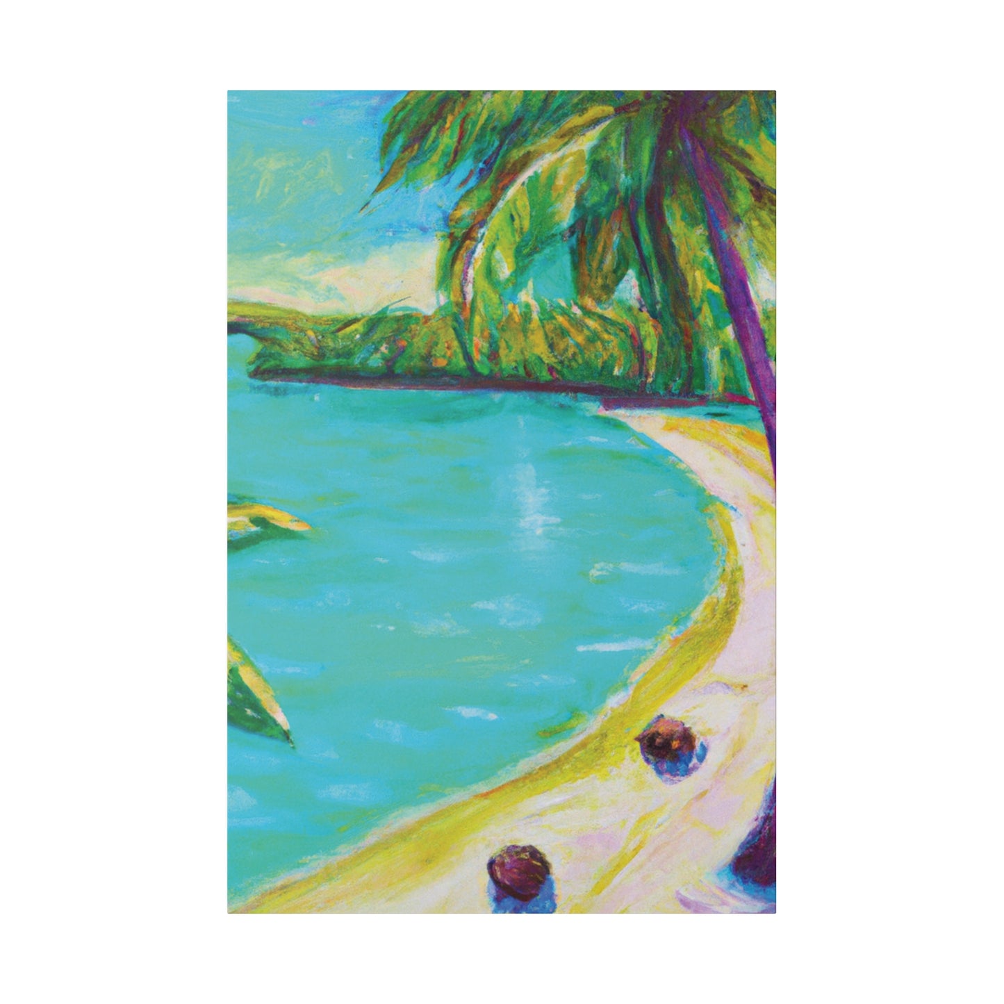 2421K - Bahamas Ocean Painting Print | Bahamas | Ocean | Beach | Poster | Home Decor | Wall Art | Canvas