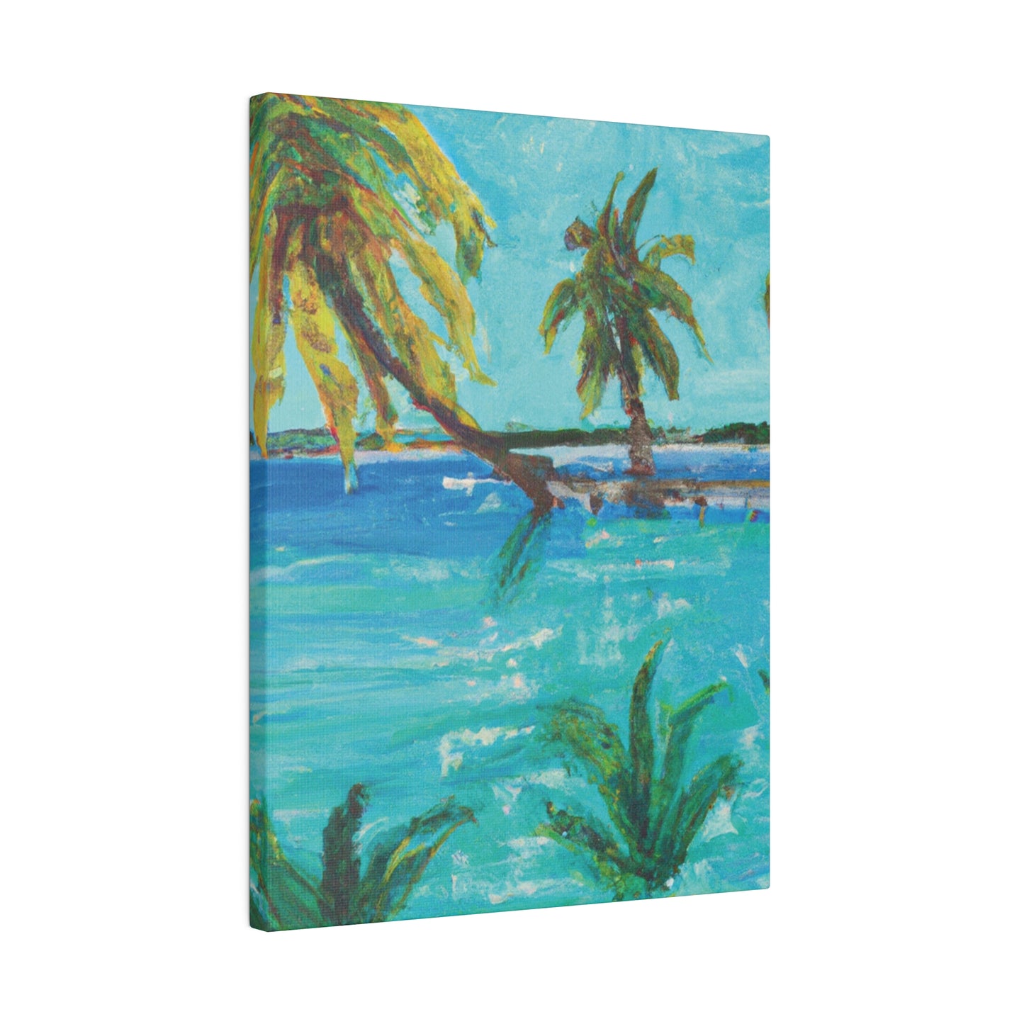 3256T - Bahamas Ocean Painting Print | Bahamas | Ocean | Beach | Poster | Home Decor | Wall Art | Canvas