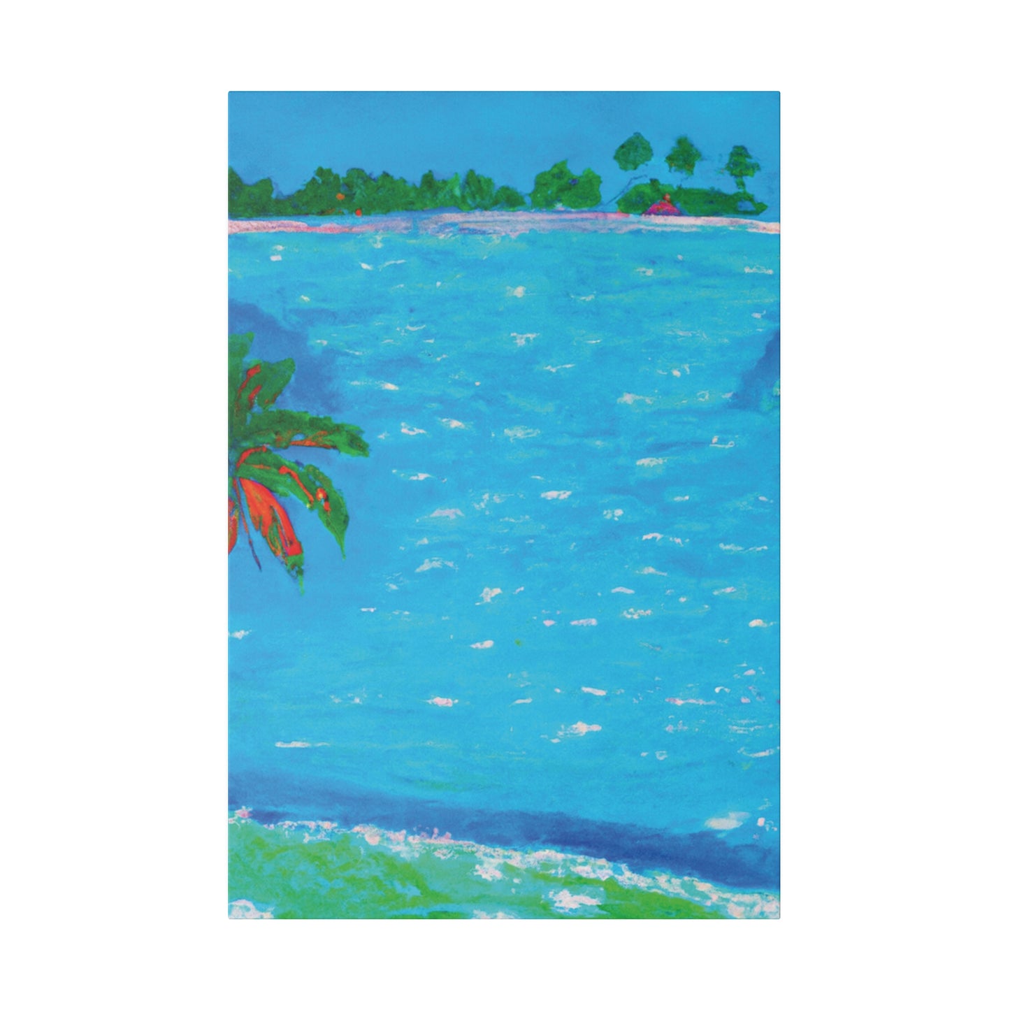 5286G - Bahamas Ocean Painting Print | Bahamas | Ocean | Beach | Poster | Home Decor | Wall Art | Canvas