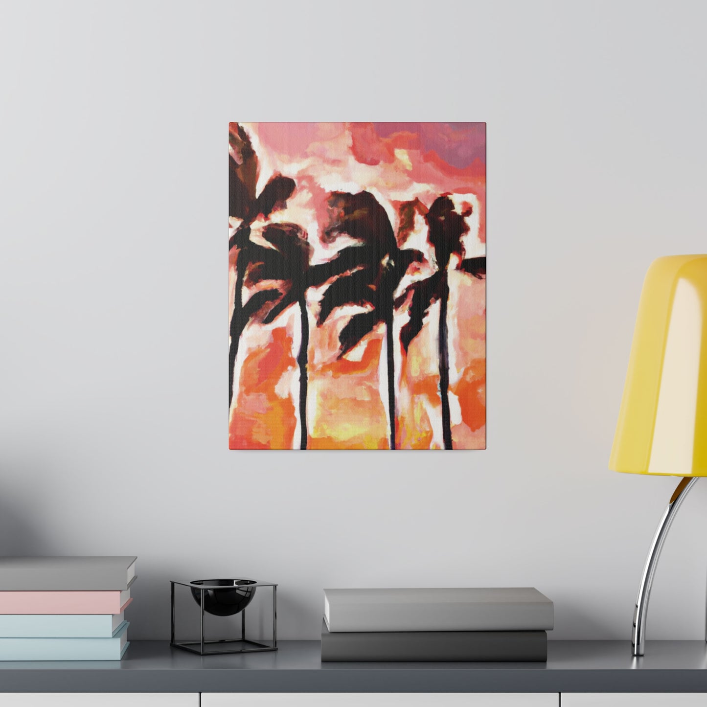 6129V - Miami Beach Sunset Painting Print | Miami | Beach | Sunset | Poster | Home Decor | Wall Art | Canvas