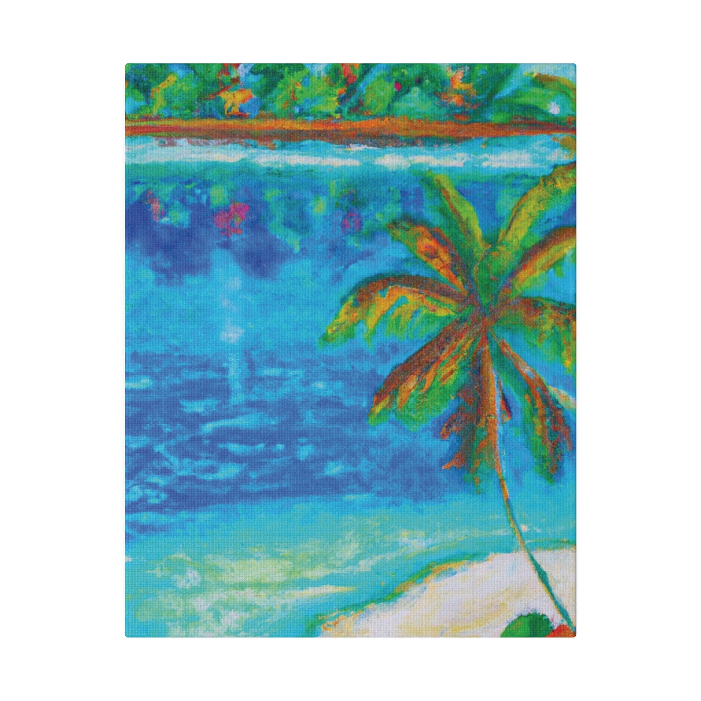 8252T - Bahamas Ocean Painting Print | Bahamas | Ocean | Beach | Poster | Home Decor | Wall Art | Canvas