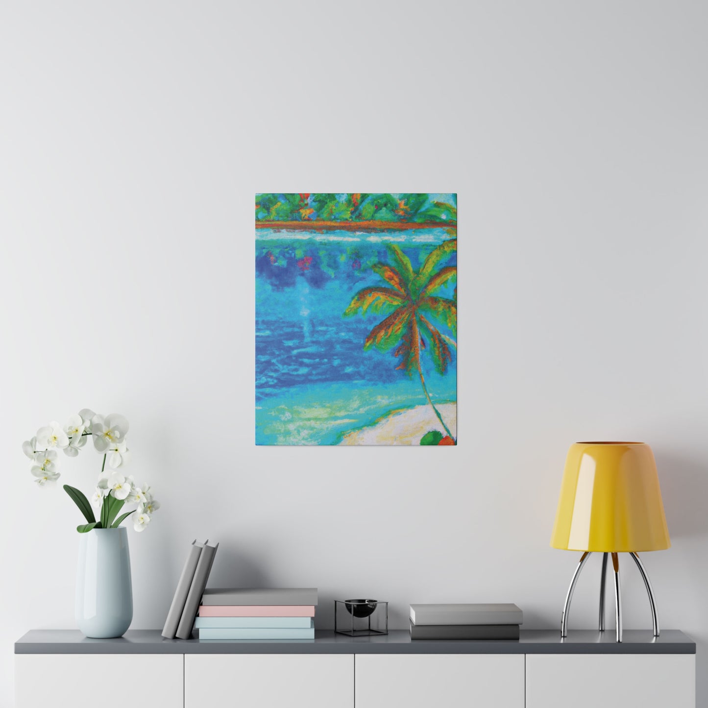 8252T - Bahamas Ocean Painting Print | Bahamas | Ocean | Beach | Poster | Home Decor | Wall Art | Canvas