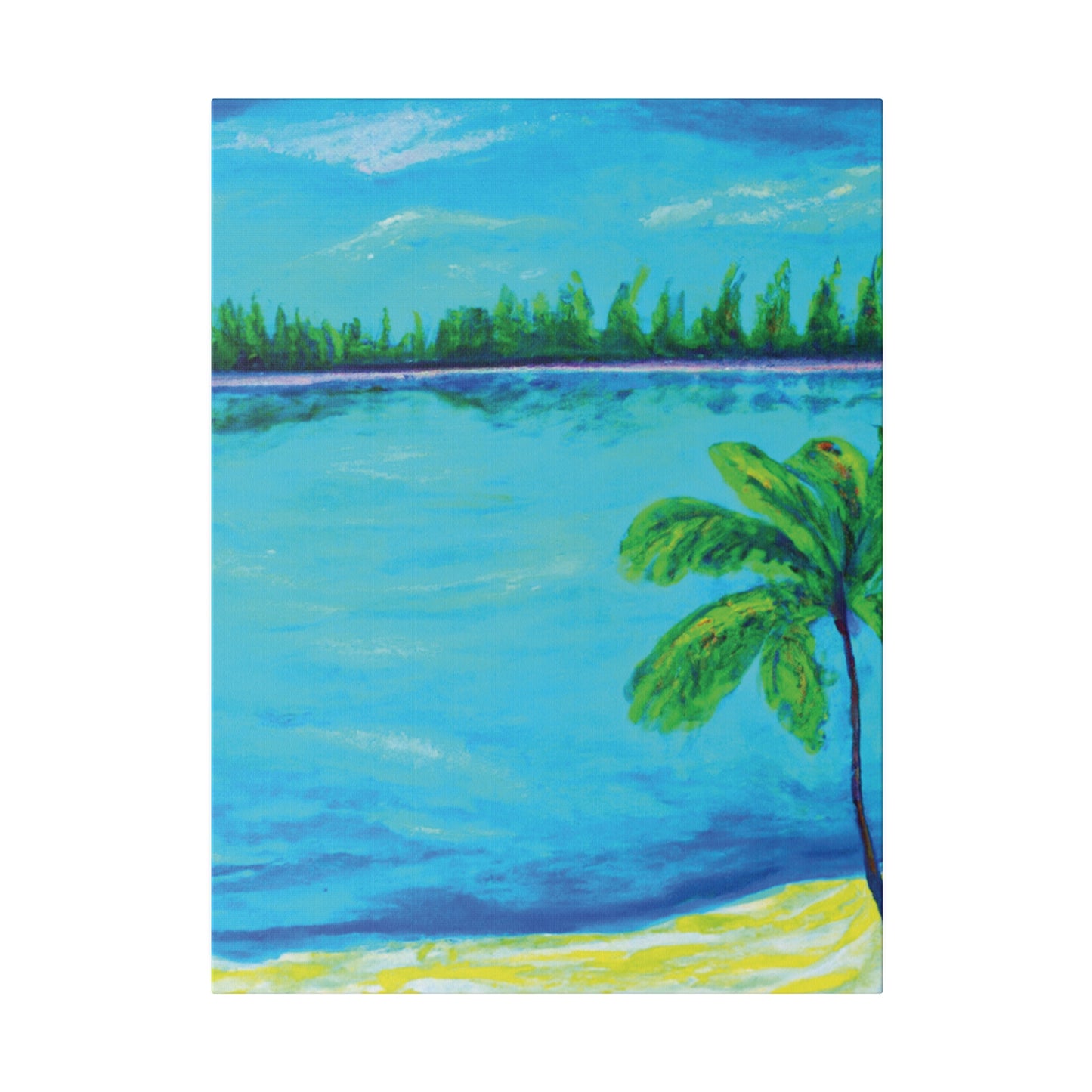 7122L - Bahamas Ocean Painting Print | Bahamas | Ocean | Beach | Poster | Home Decor | Wall Art | Canvas