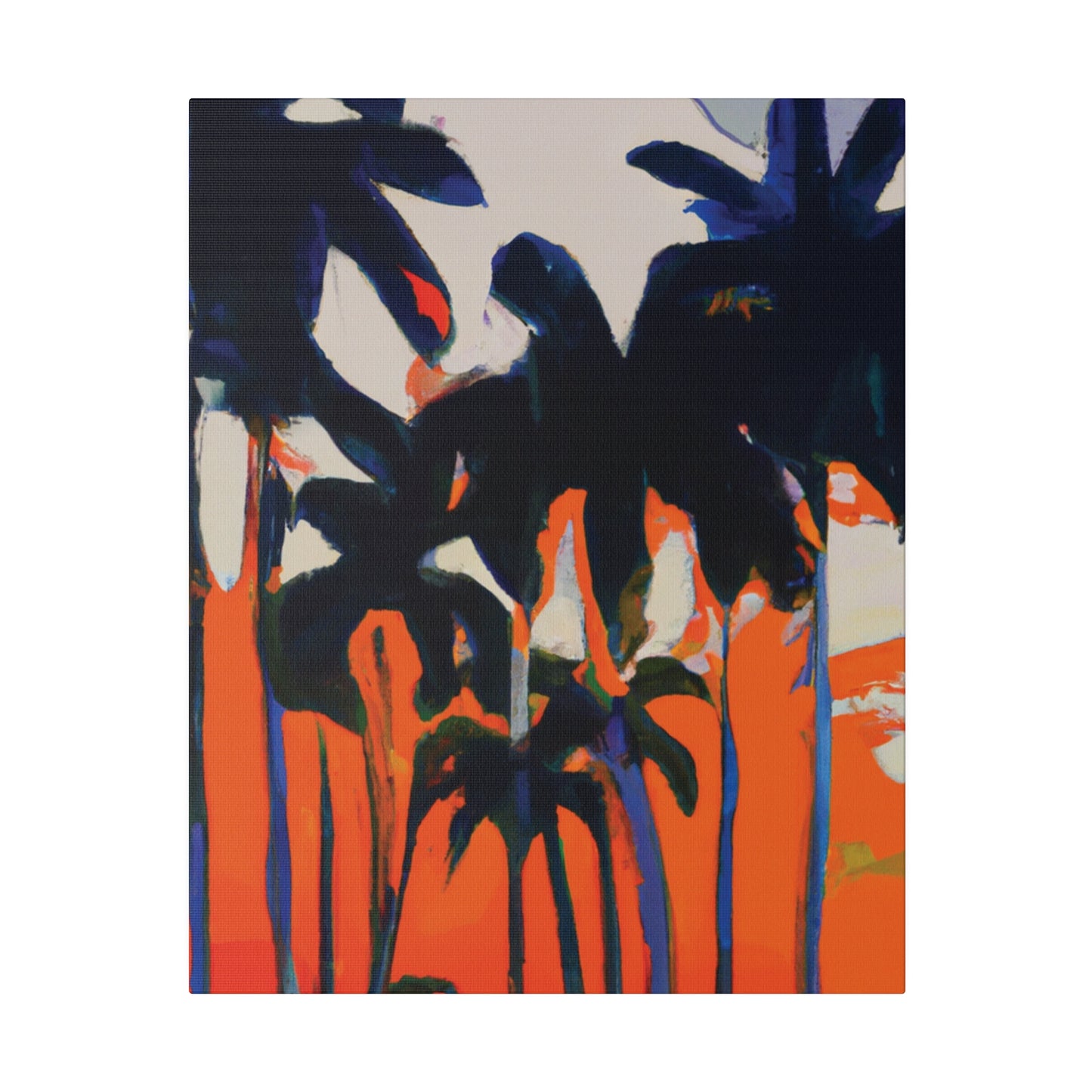 7345M - Miami Beach Sunset Painting Print | Miami | Beach | Sunset | Poster | Home Decor | Wall Art | Canvas
