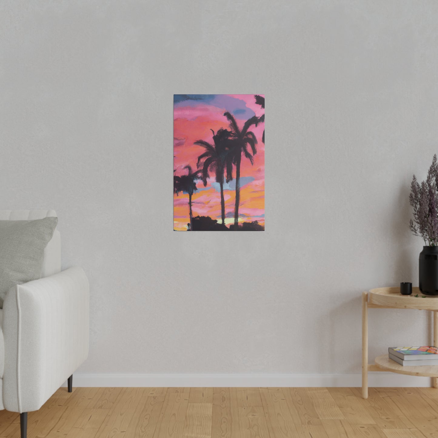 6349G - Miami Beach Sunset Painting Print | Miami | Beach | Sunset | Poster | Home Decor | Wall Art | Canvas