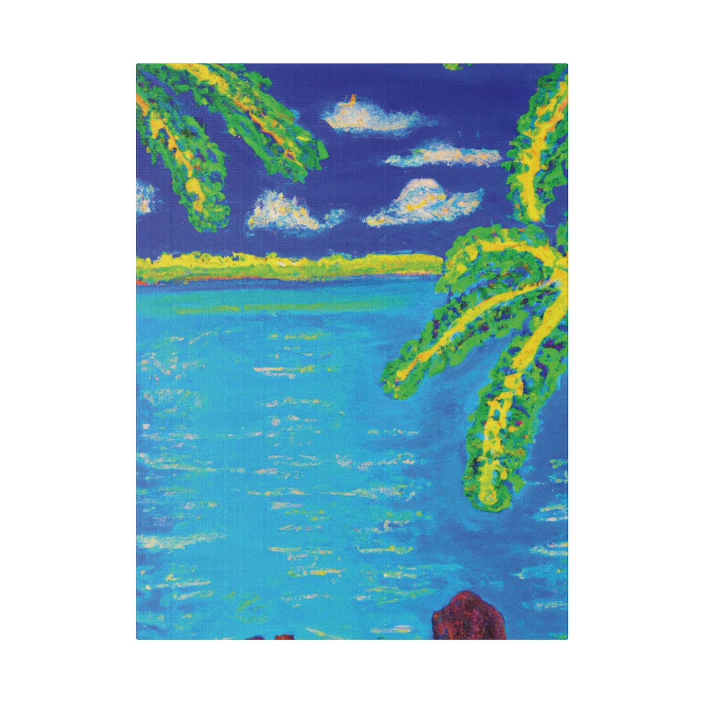 9774Z - Bahamas Ocean Painting Print | Bahamas | Ocean | Beach | Poster | Home Decor | Wall Art | Canvas