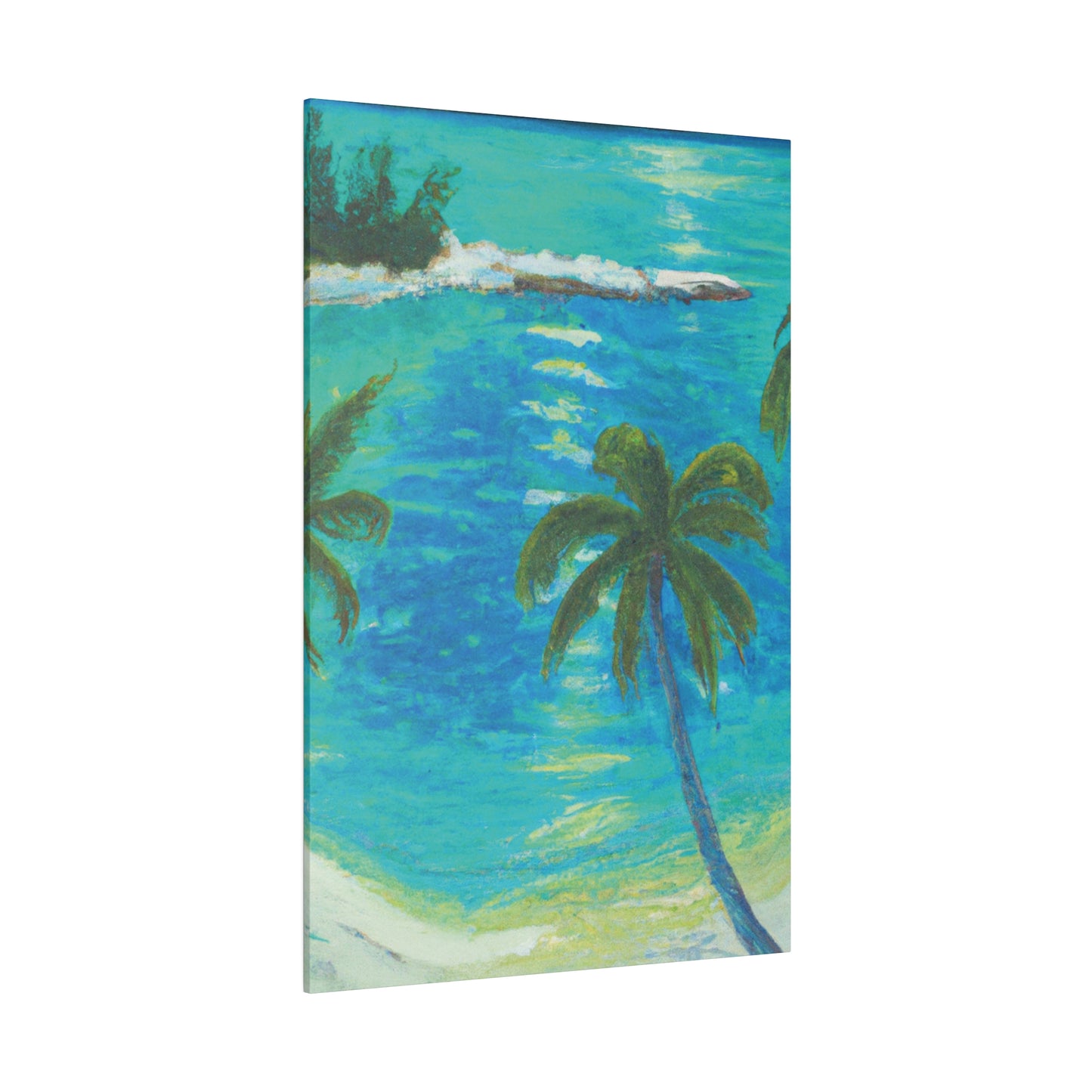 4512F - Bahamas Ocean Painting Print | Bahamas | Ocean | Beach | Poster | Home Decor | Wall Art | Canvas