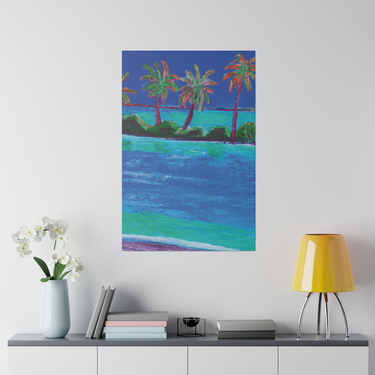 7454G - Bahamas Ocean Painting Print | Bahamas | Ocean | Beach | Poster | Home Decor | Wall Art | Canvas