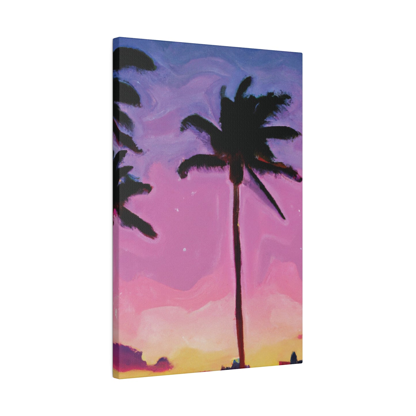 7801Y - Miami Beach Sunset Painting Print | Miami | Beach | Sunset | Poster | Home Decor | Wall Art | Canvas