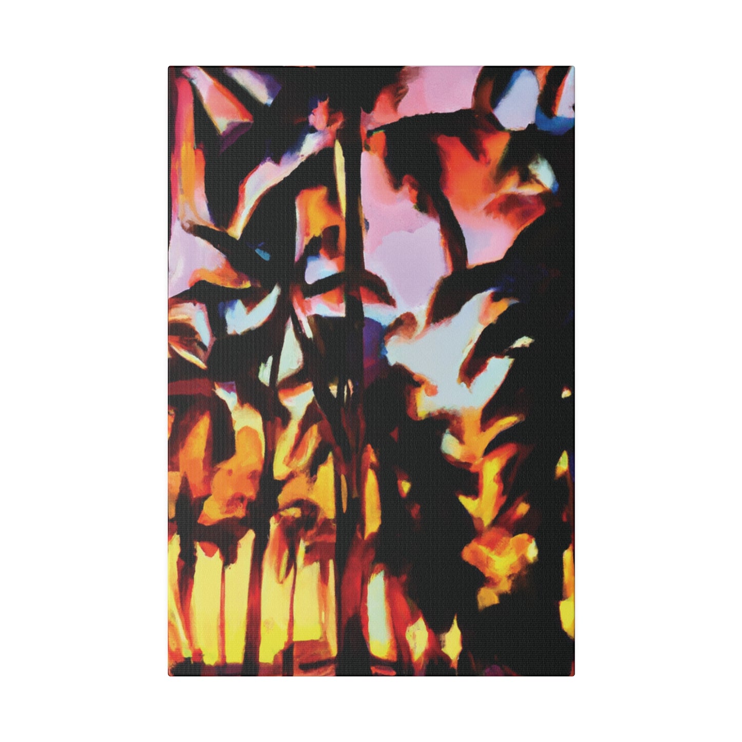 9123T - Miami Beach Sunset Painting Print | Miami | Beach | Sunset | Poster | Home Decor | Wall Art | Canvas
