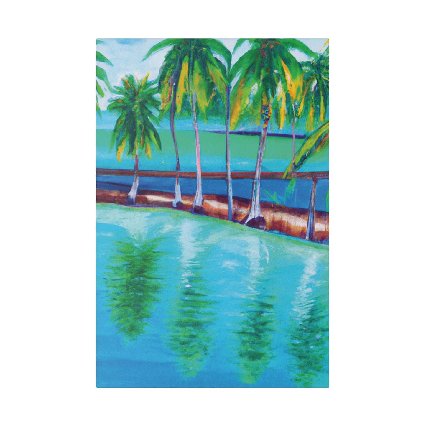 9214C - Bahamas Ocean Painting Print | Bahamas | Ocean | Beach | Poster | Home Decor | Wall Art | Canvas