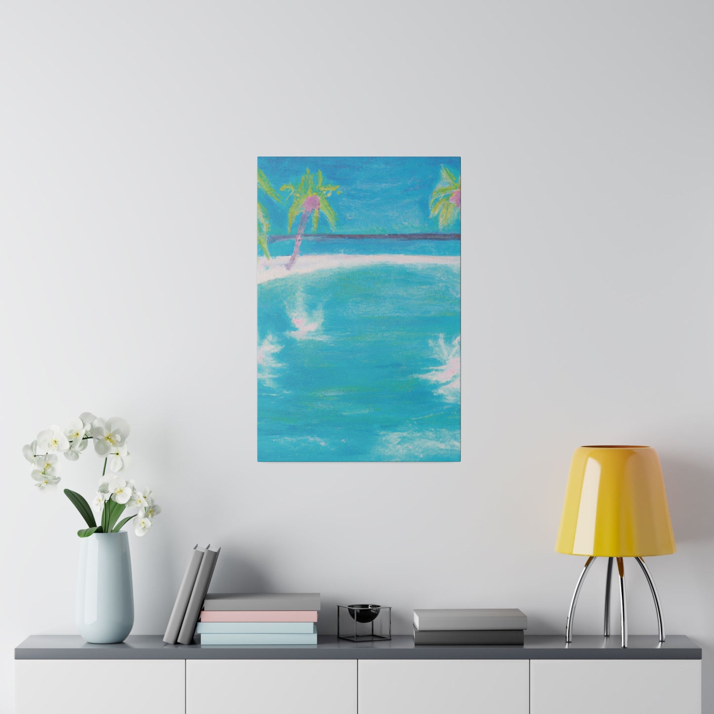 8348G - Bahamas Ocean Painting Print | Bahamas | Ocean | Beach | Poster | Home Decor | Wall Art | Canvas