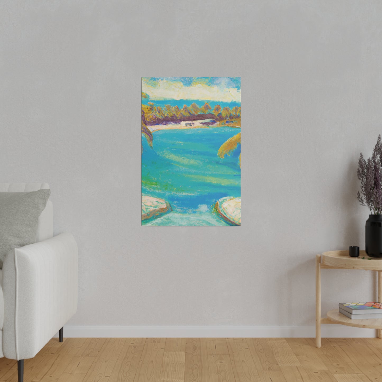 5706H - Bahamas Ocean Painting Print | Bahamas | Ocean | Beach | Poster | Home Decor | Wall Art | Canvas