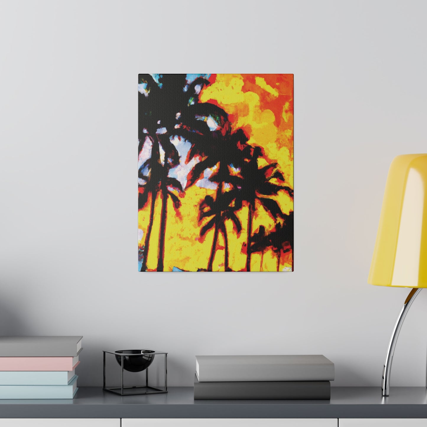 7248Q - Miami Beach Sunset Painting Print | Miami | Beach | Sunset | Poster | Home Decor | Wall Art | Canvas