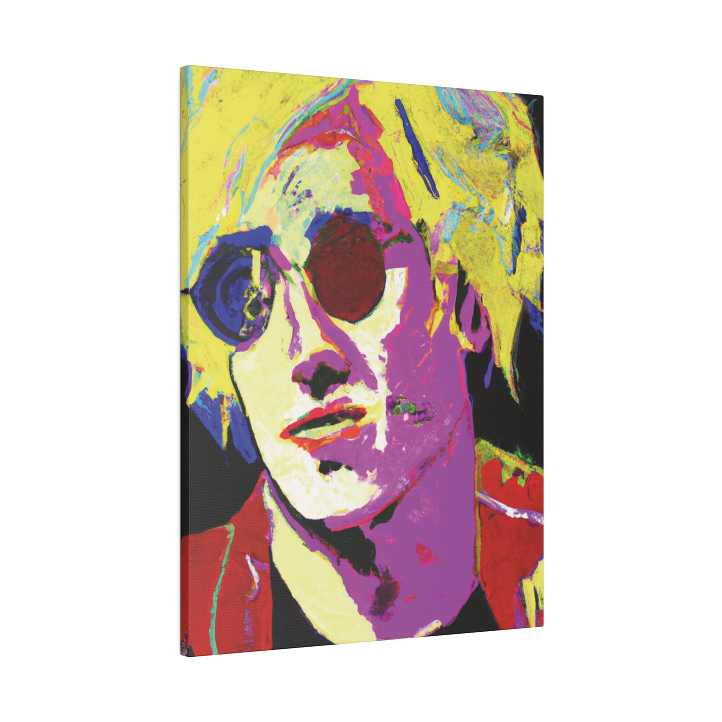 9642H - Rockstar Painting Print | Face | Abstract | Poster | Home Decor | Wall Art | Music Art | Canvas