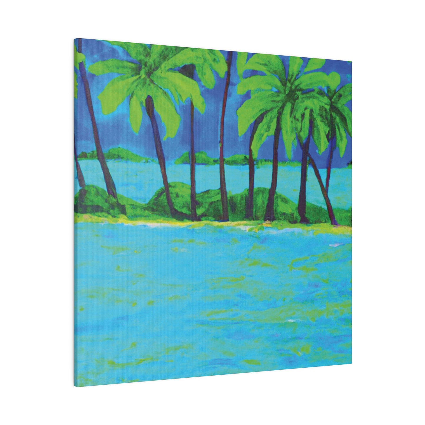 3148Z - Bahamas Ocean Painting Print | Bahamas | Ocean | Beach | Poster | Home Decor | Wall Art | Canvas