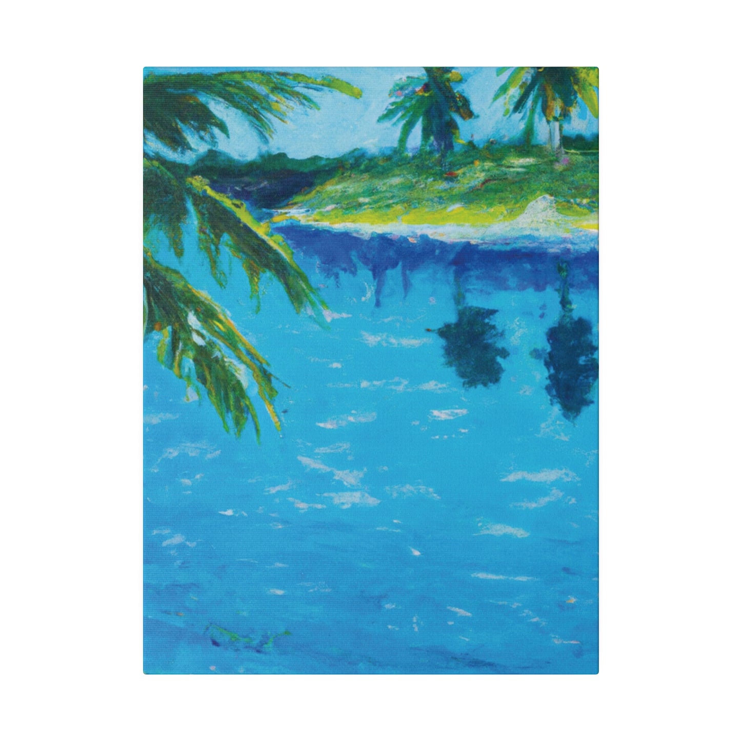 4568T - Bahamas Ocean Painting Print | Bahamas | Ocean | Beach | Poster | Home Decor | Wall Art | Canvas