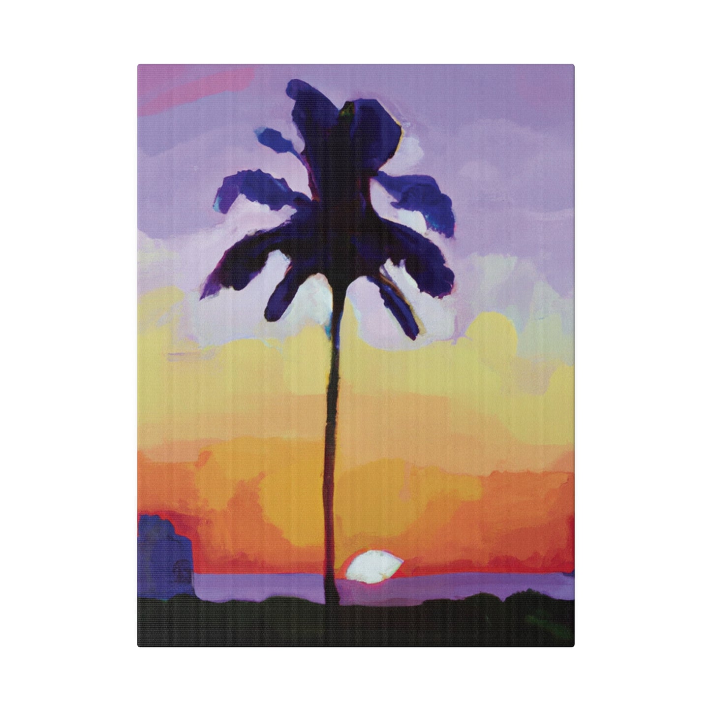 8495G - Miami Beach Sunset Painting Print | Miami | Beach | Sunset | Poster | Home Decor | Wall Art | Canvas