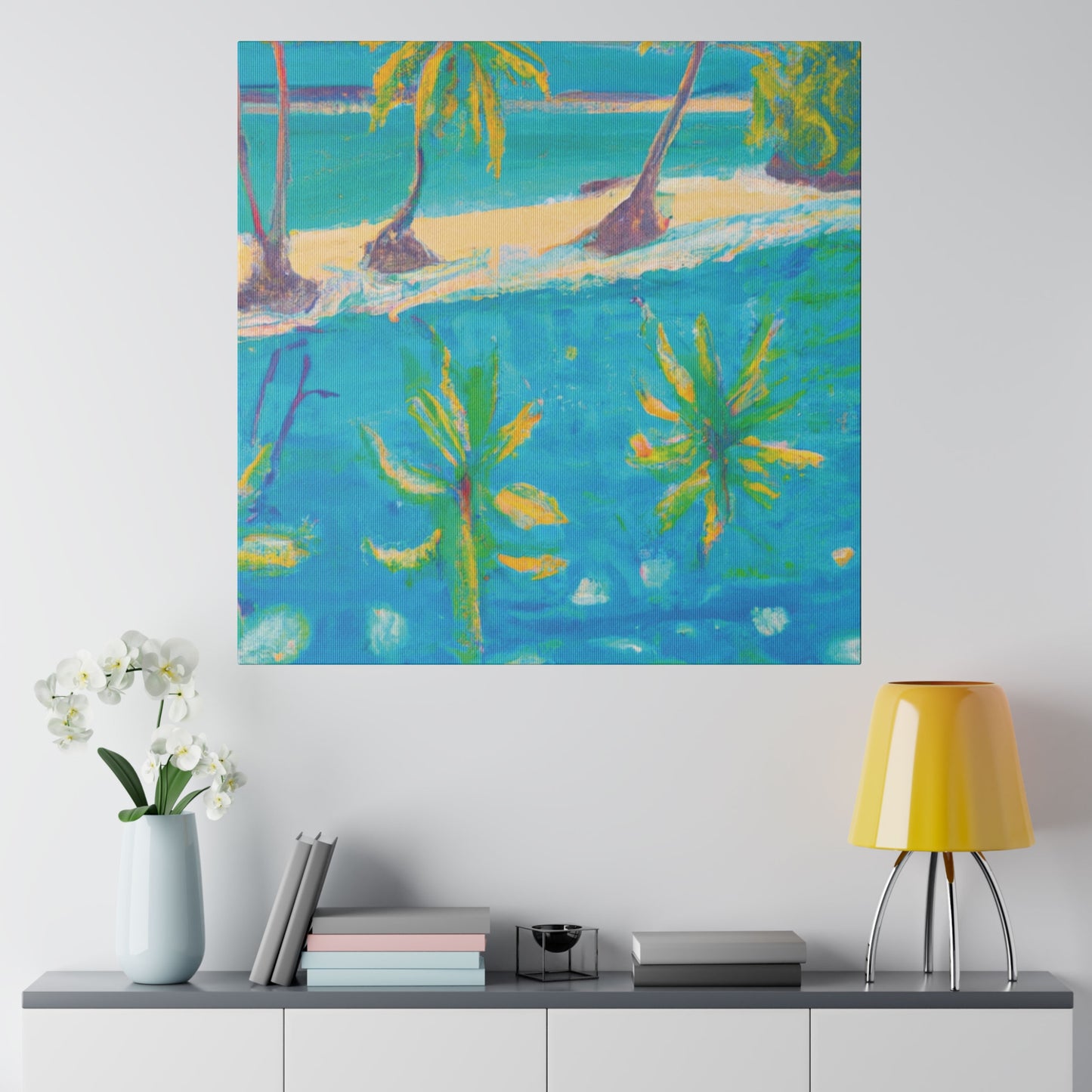 4825R - Bahamas Ocean Painting Print | Bahamas | Ocean | Beach | Poster | Home Decor | Wall Art | Canvas