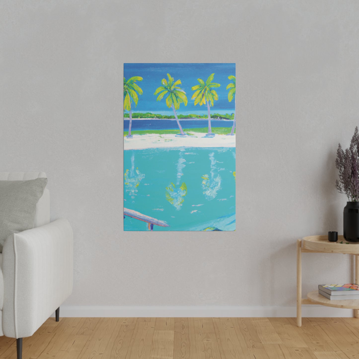 2196Z - Bahamas Ocean Painting Print | Bahamas | Ocean | Beach | Poster | Home Decor | Wall Art | Canvas