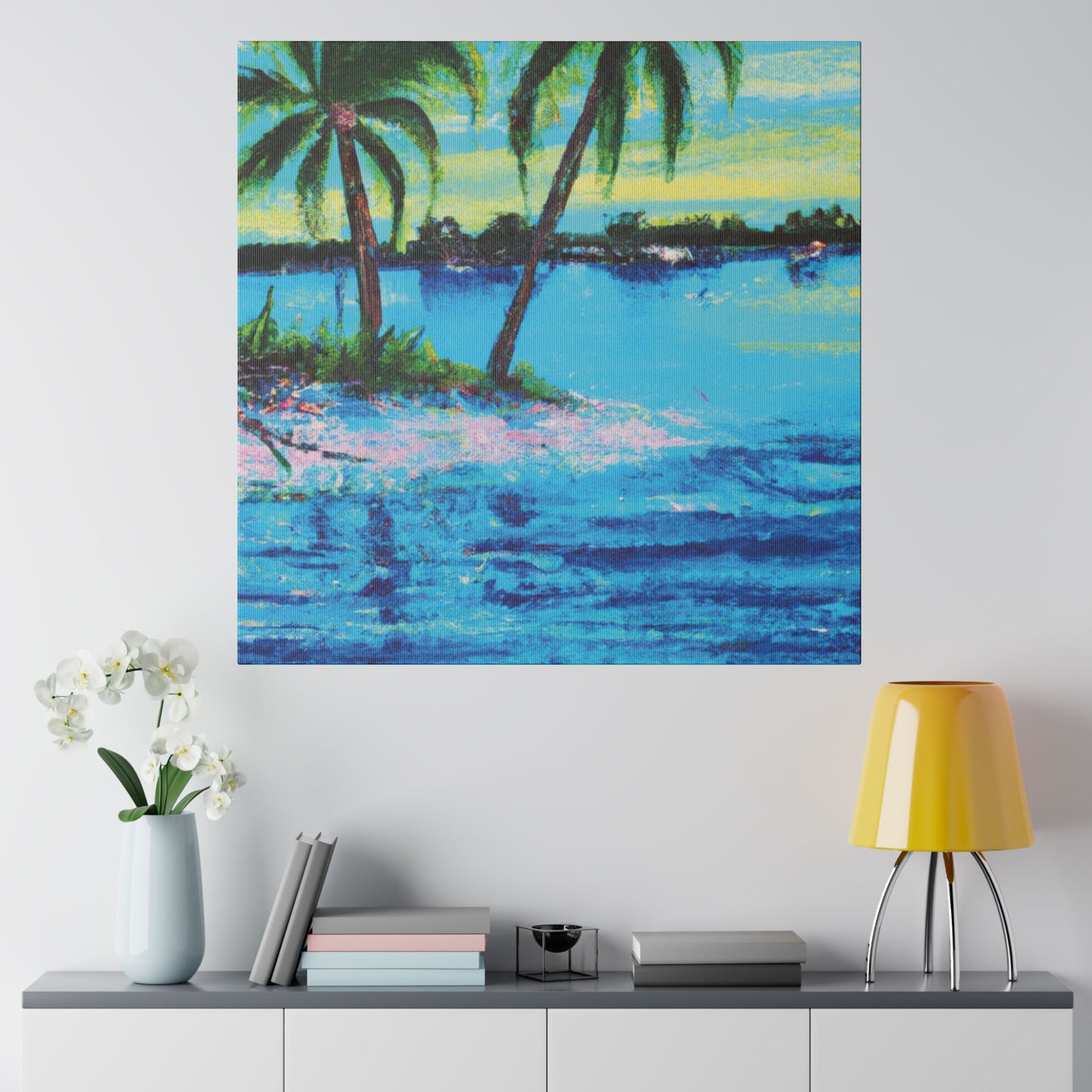 8156G - Bahamas Ocean Painting Print | Bahamas | Ocean | Beach | Poster | Home Decor | Wall Art | Canvas