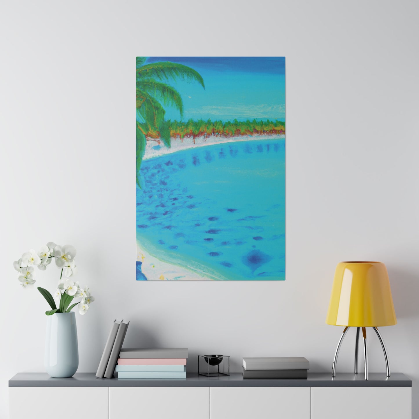 9677R - Bahamas Ocean Painting Print | Bahamas | Ocean | Beach | Poster | Home Decor | Wall Art | Canvas