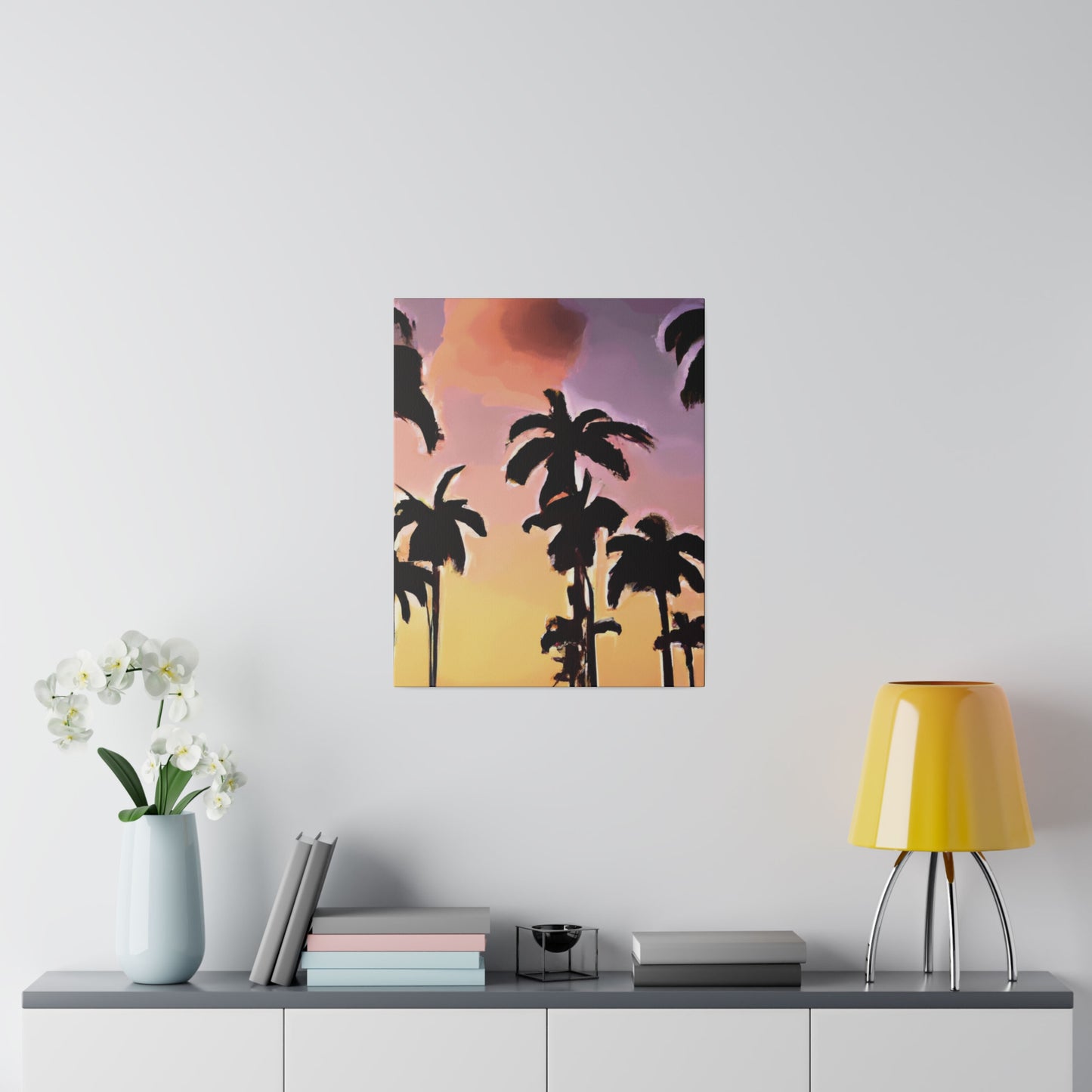 7792Z - Miami Beach Sunset Painting Print | Miami | Beach | Sunset | Poster | Home Decor | Wall Art | Canvas