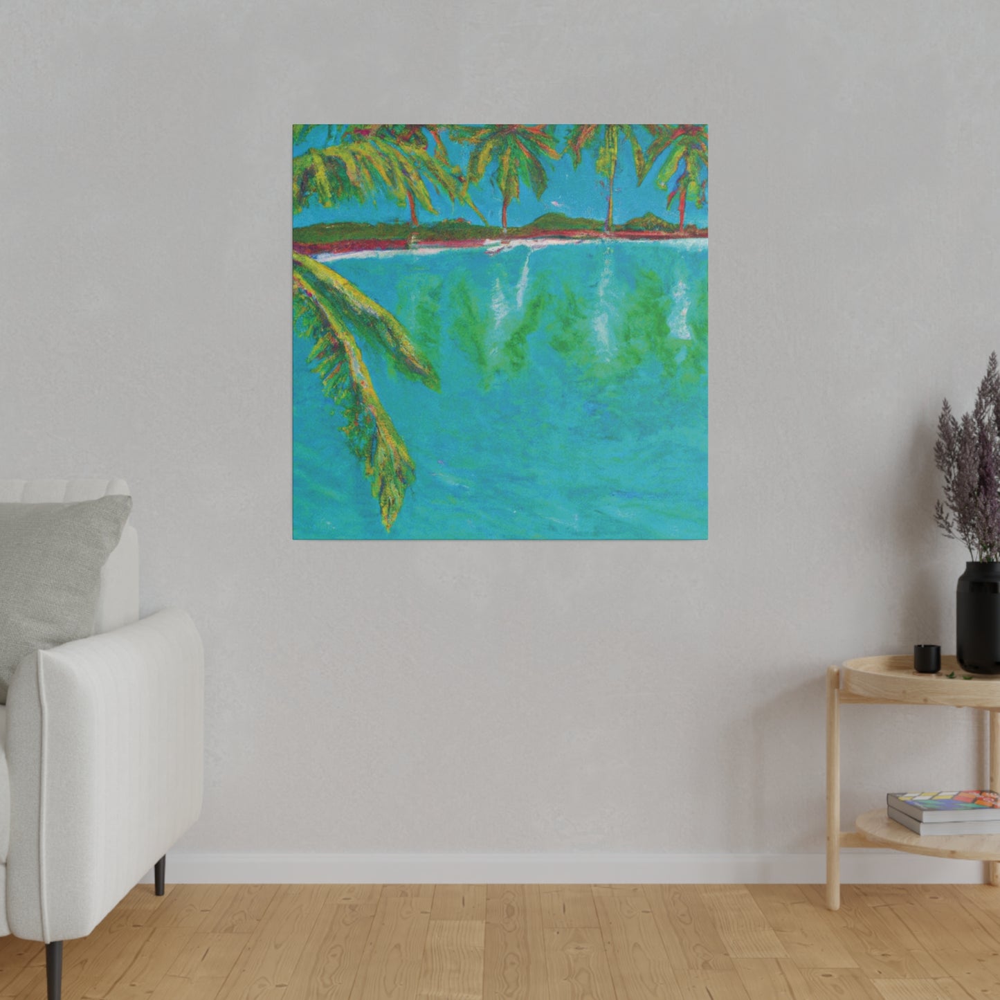 3255Q - Bahamas Ocean Painting Print | Bahamas | Ocean | Beach | Poster | Home Decor | Wall Art | Canvas