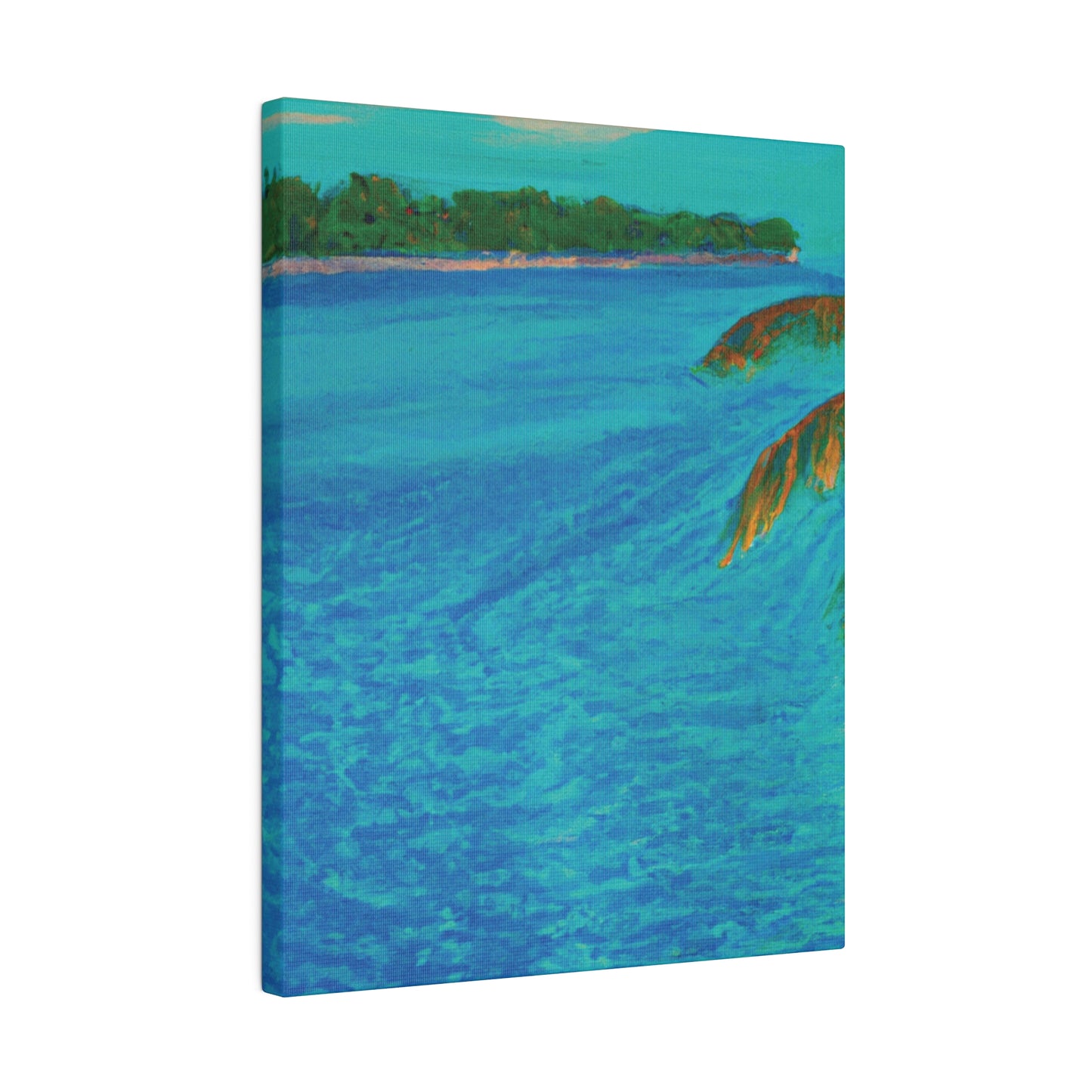 3303Q - Bahamas Ocean Painting Print | Bahamas | Ocean | Beach | Poster | Home Decor | Wall Art | Canvas