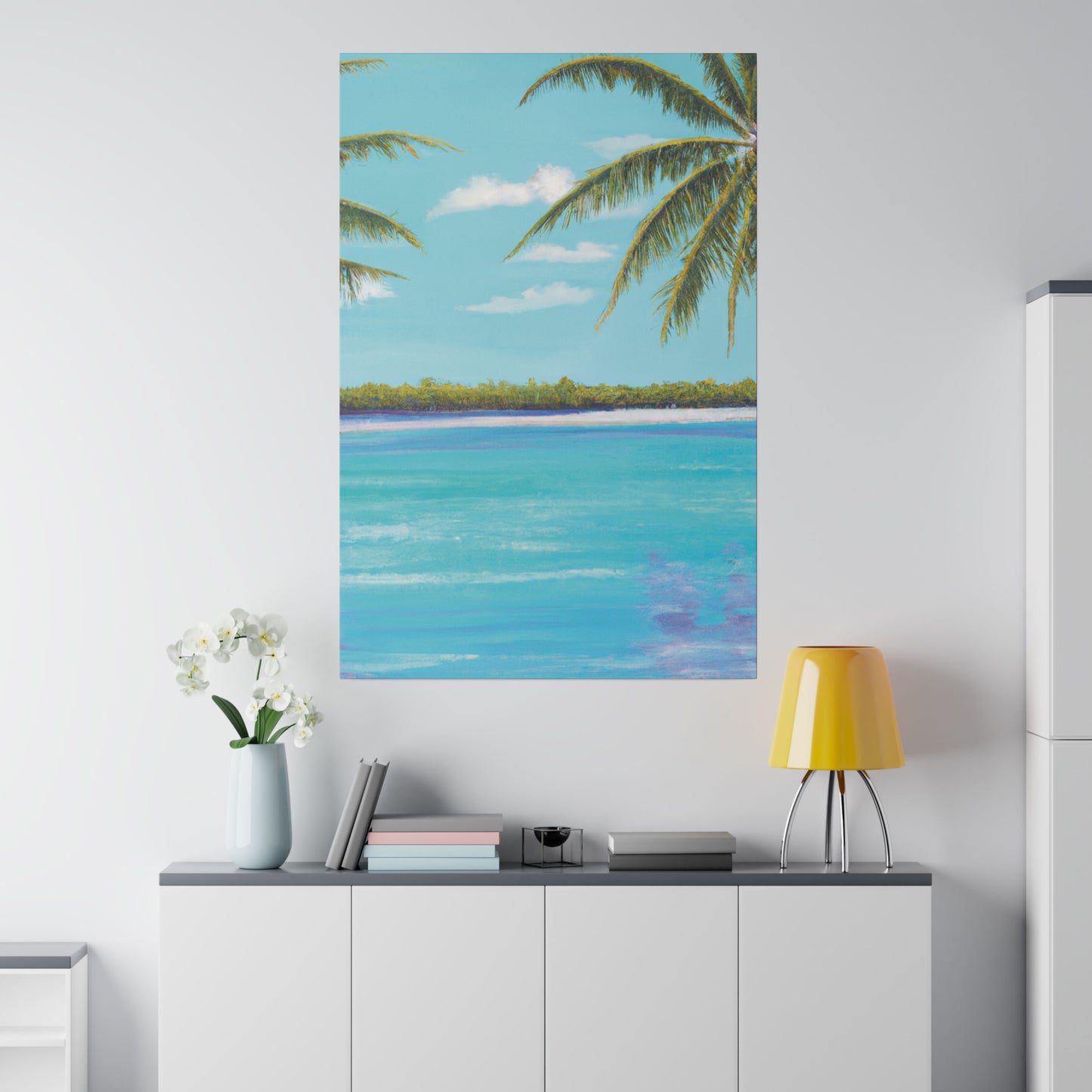 8132D - Bahamas Ocean Painting Print | Bahamas | Ocean | Beach | Poster | Home Decor | Wall Art | Canvas