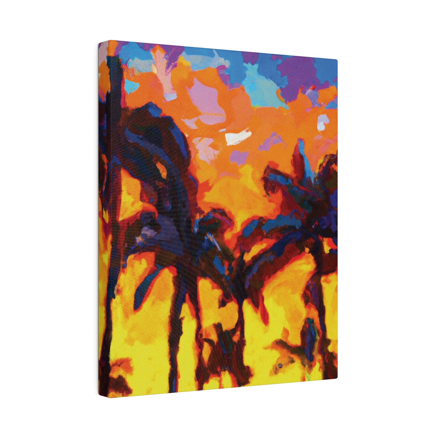 5533Y - Miami Beach Sunset Painting Print | Miami | Beach | Sunset | Poster | Home Decor | Wall Art | Canvas