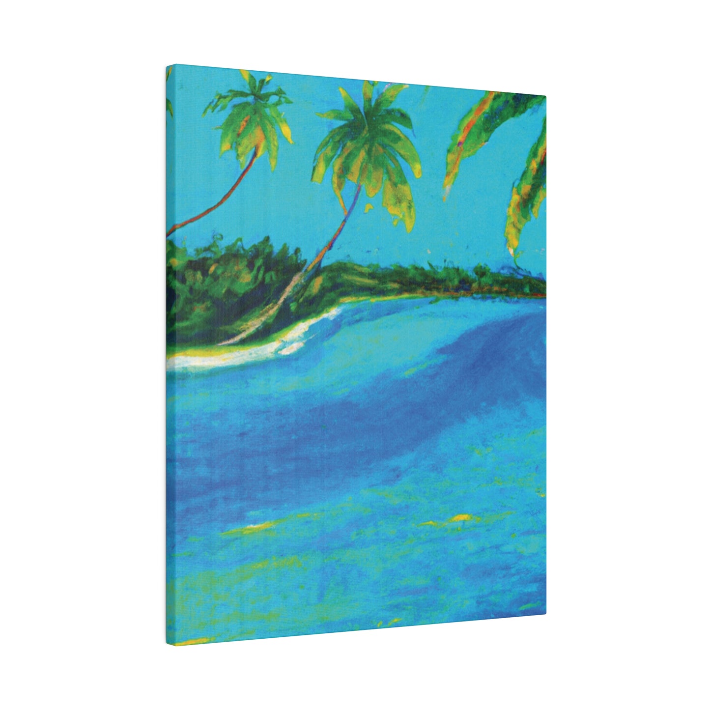 5491K - Bahamas Ocean Painting Print | Bahamas | Ocean | Beach | Poster | Home Decor | Wall Art | Canvas