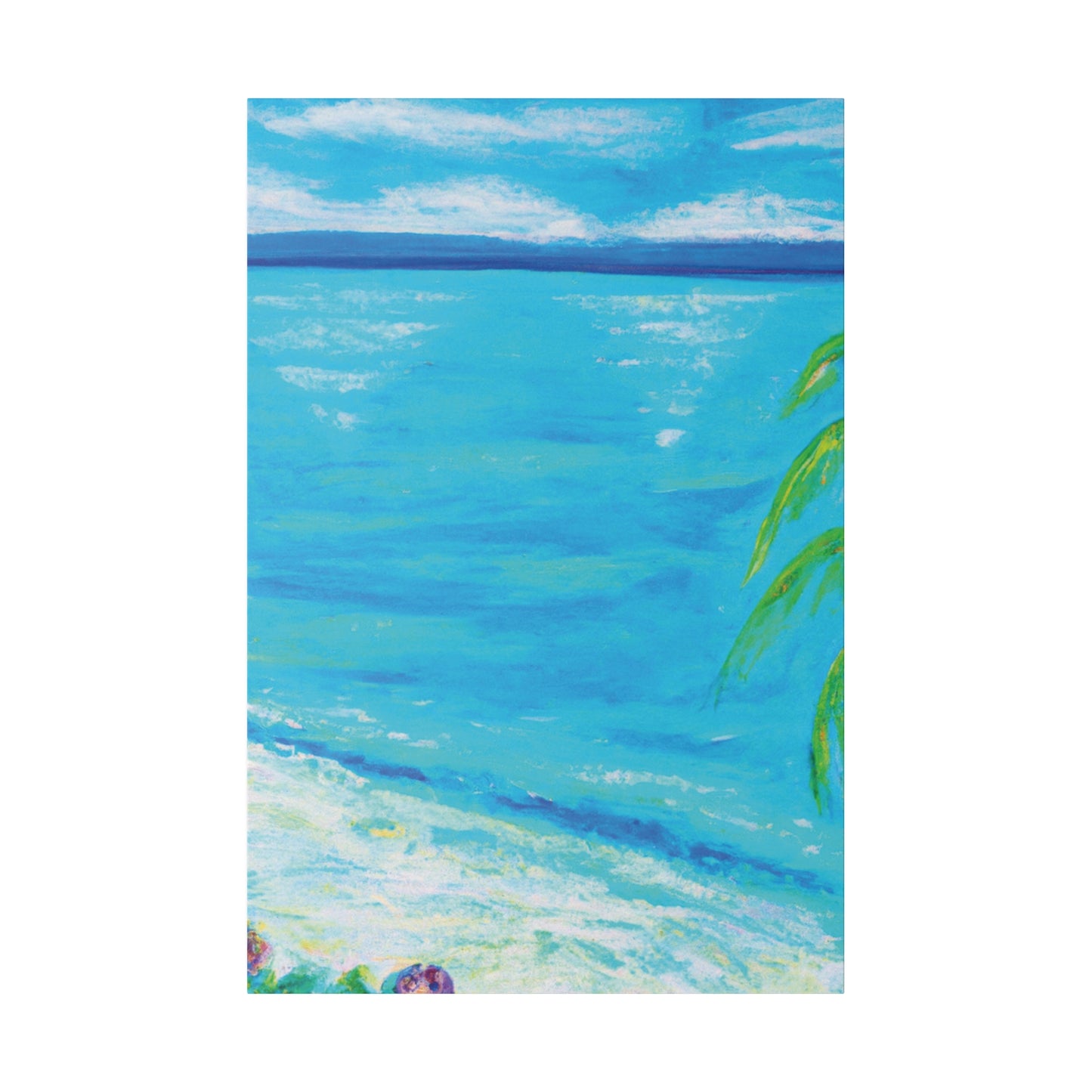 8858N - Bahamas Ocean Painting Print | Bahamas | Ocean | Beach | Poster | Home Decor | Wall Art | Canvas