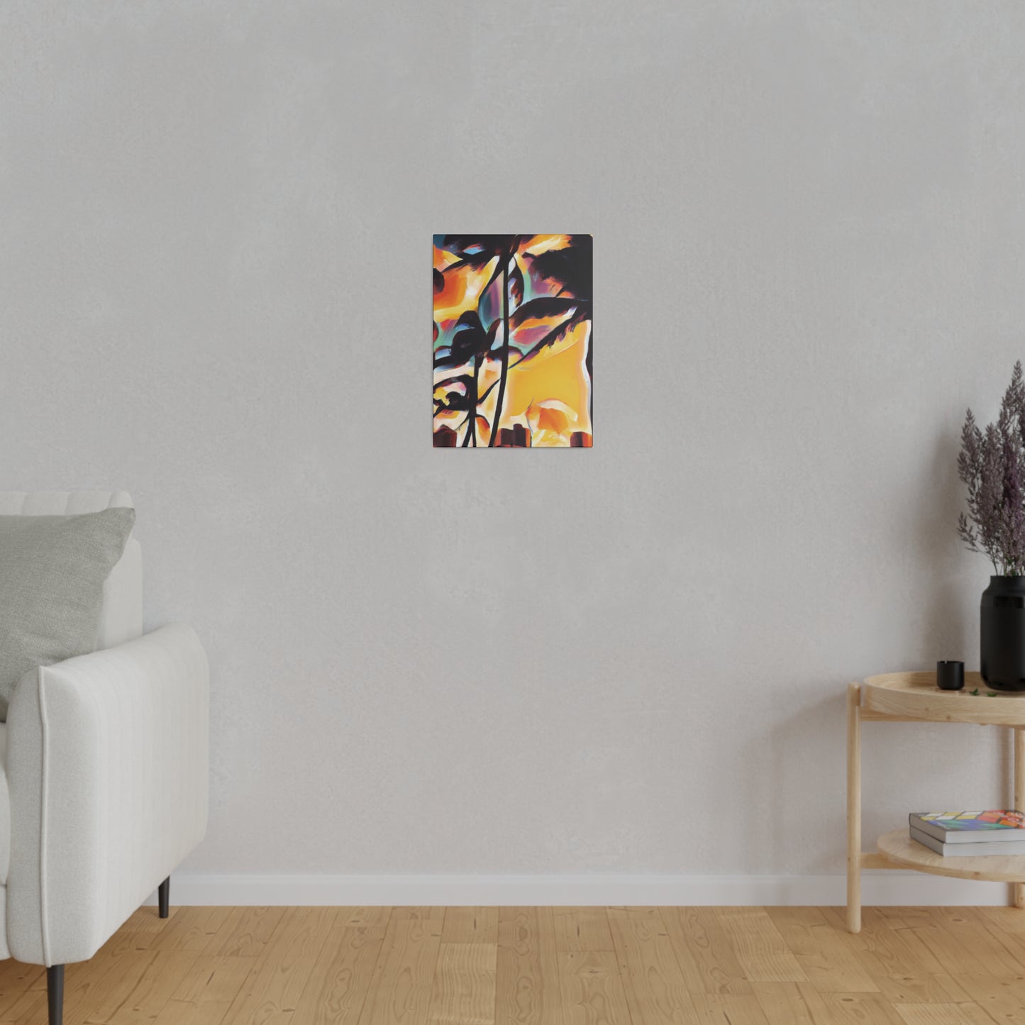 7343H - Miami Beach Sunset Painting Print | Miami | Beach | Sunset | Poster | Home Decor | Wall Art | Canvas