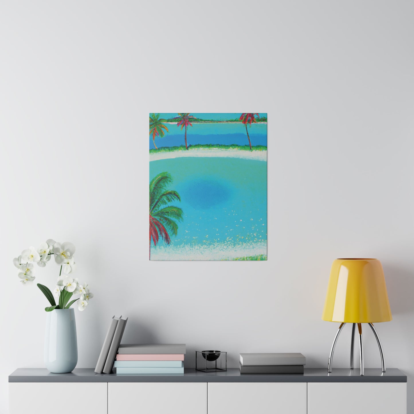 2198G - Bahamas Ocean Painting Print | Bahamas | Ocean | Beach | Poster | Home Decor | Wall Art | Canvas