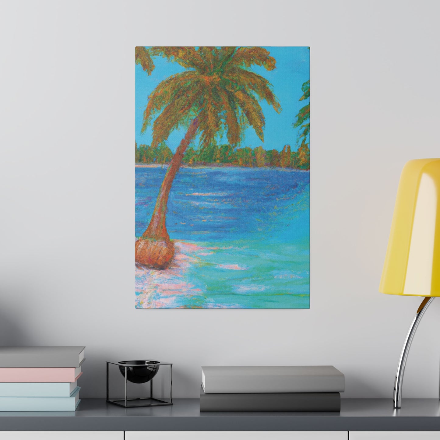 4348S - Bahamas Ocean Painting Print | Bahamas | Ocean | Beach | Poster | Home Decor | Wall Art | Canvas