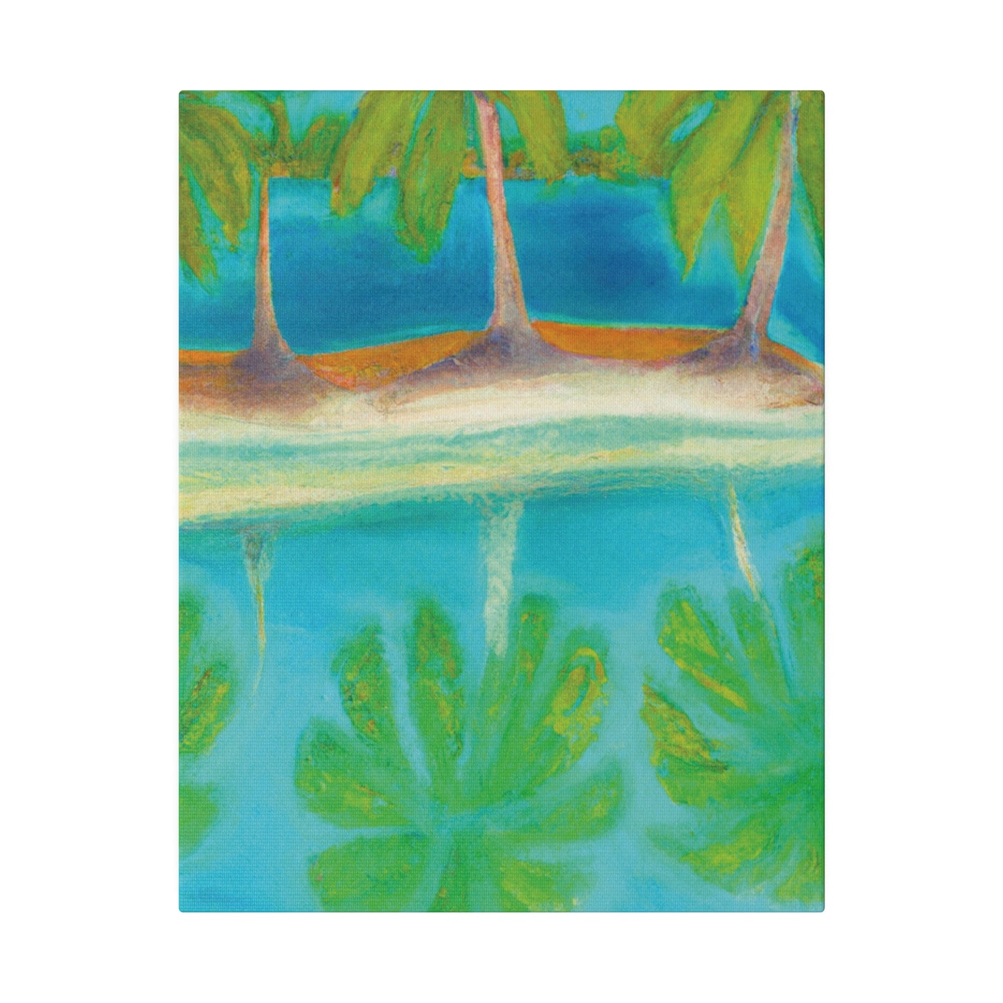 3294K - Bahamas Ocean Painting Print | Bahamas | Ocean | Beach | Poster | Home Decor | Wall Art | Canvas