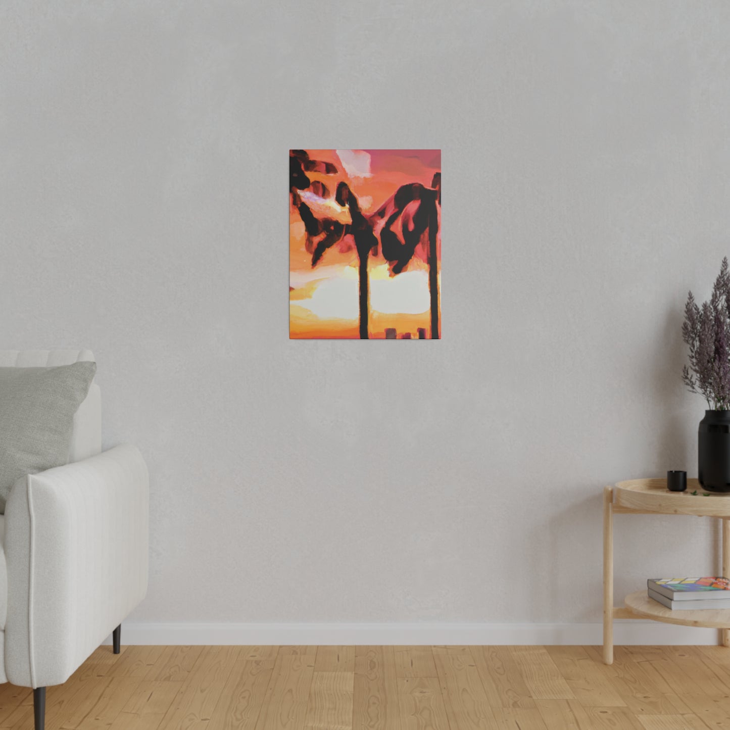 6372O - Miami Beach Sunset Painting Print | Miami | Beach | Sunset | Poster | Home Decor | Wall Art | Canvas