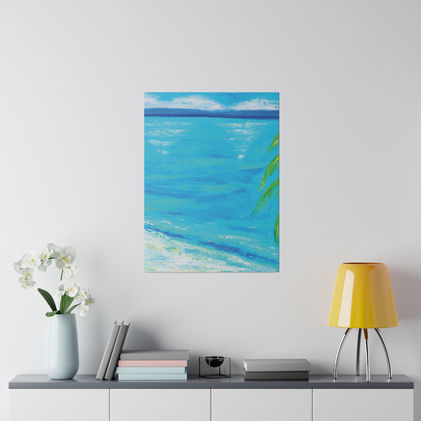 8858N - Bahamas Ocean Painting Print | Bahamas | Ocean | Beach | Poster | Home Decor | Wall Art | Canvas