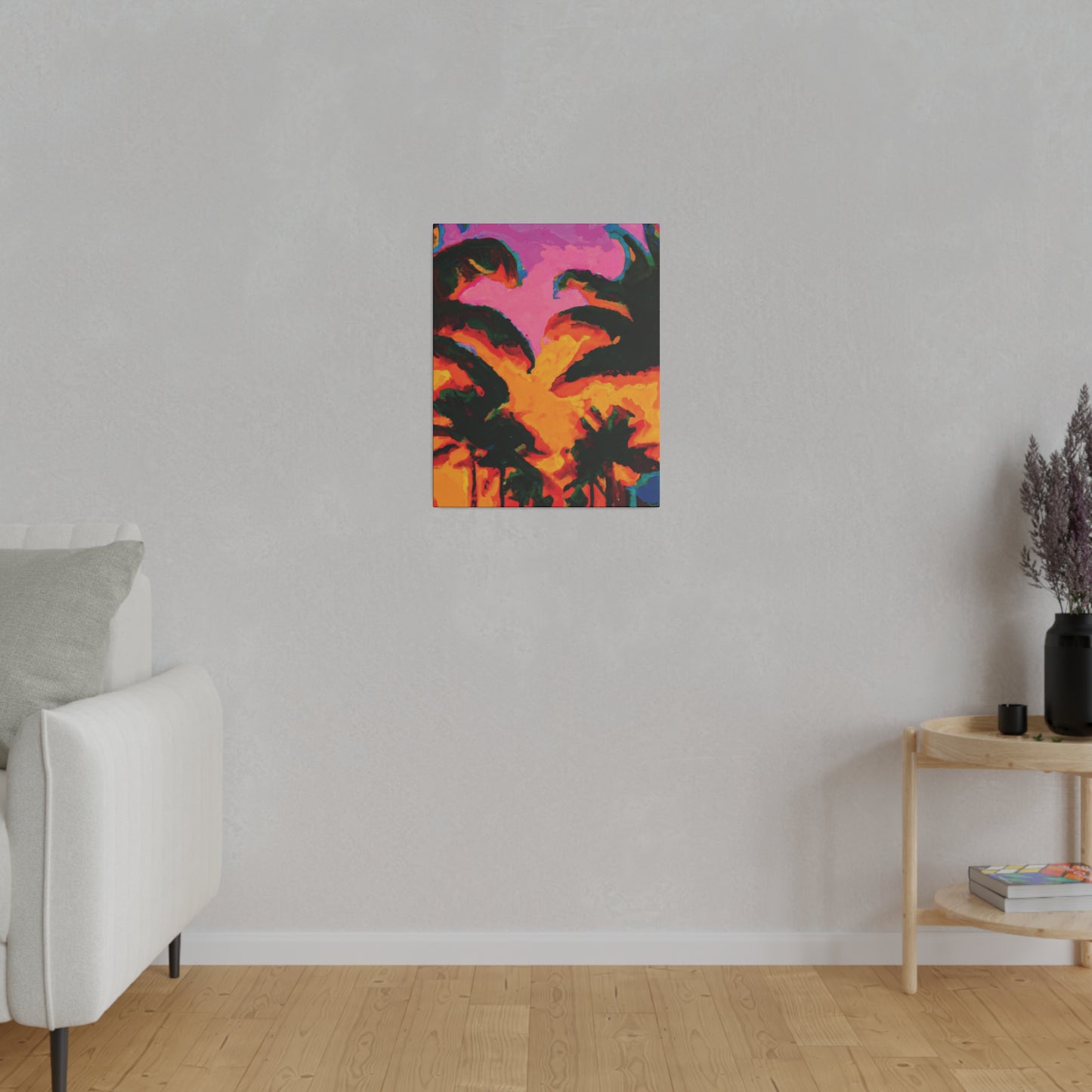 223L - Miami Beach Sunset Painting Print | Miami | Beach | Sunset | Poster | Home Decor | Wall Art | Canvas