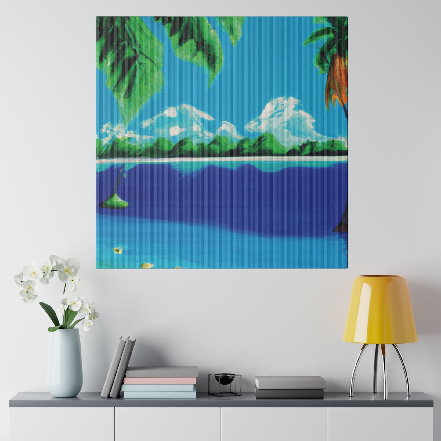 8246P - Bahamas Ocean Painting Print | Bahamas | Ocean | Beach | Poster | Home Decor | Wall Art | Canvas