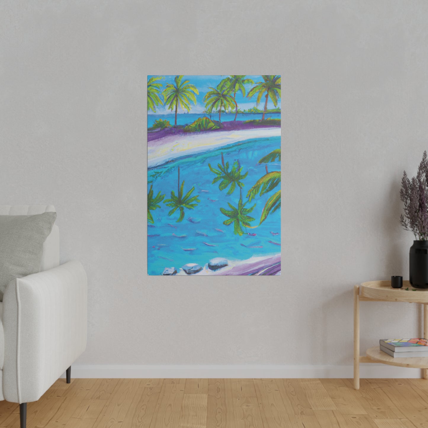 9138P - Bahamas Ocean Painting Print | Bahamas | Ocean | Beach | Poster | Home Decor | Wall Art | Canvas