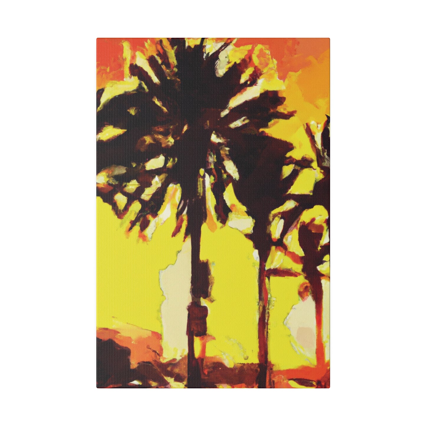 8336Q - Miami Beach Sunset Painting Print | Miami | Beach | Sunset | Poster | Home Decor | Wall Art | Canvas