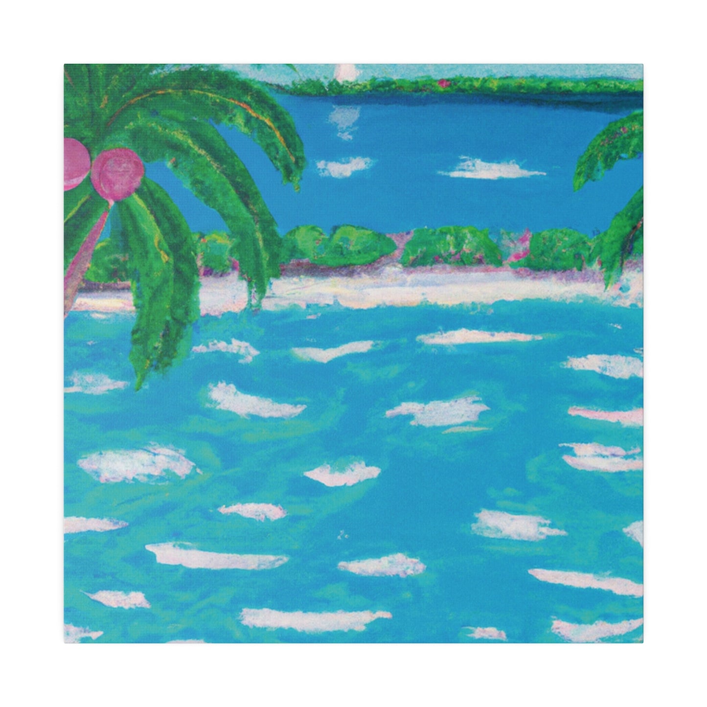 7341Z - Bahamas Ocean Painting Print | Bahamas | Ocean | Beach | Poster | Home Decor | Wall Art | Canvas